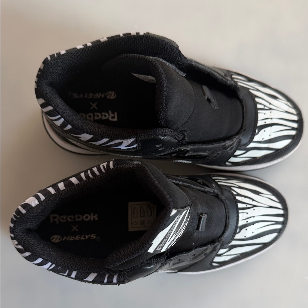 Reebok x Heelys Kids Zebra Print Sneakers
